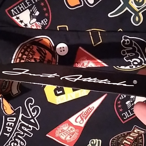 Just Attitude Men's Size Medium Button Up Sports theme - Picture 3 of 5